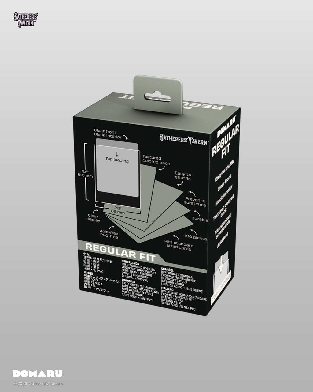 Gargoyle Grey - DOMARU Regular Fit Sleeves