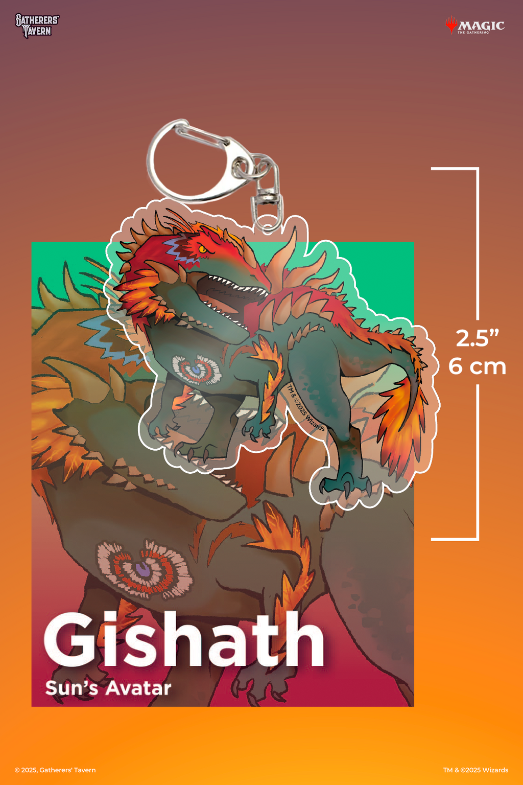 Gishath Sun's Avatar Keychain