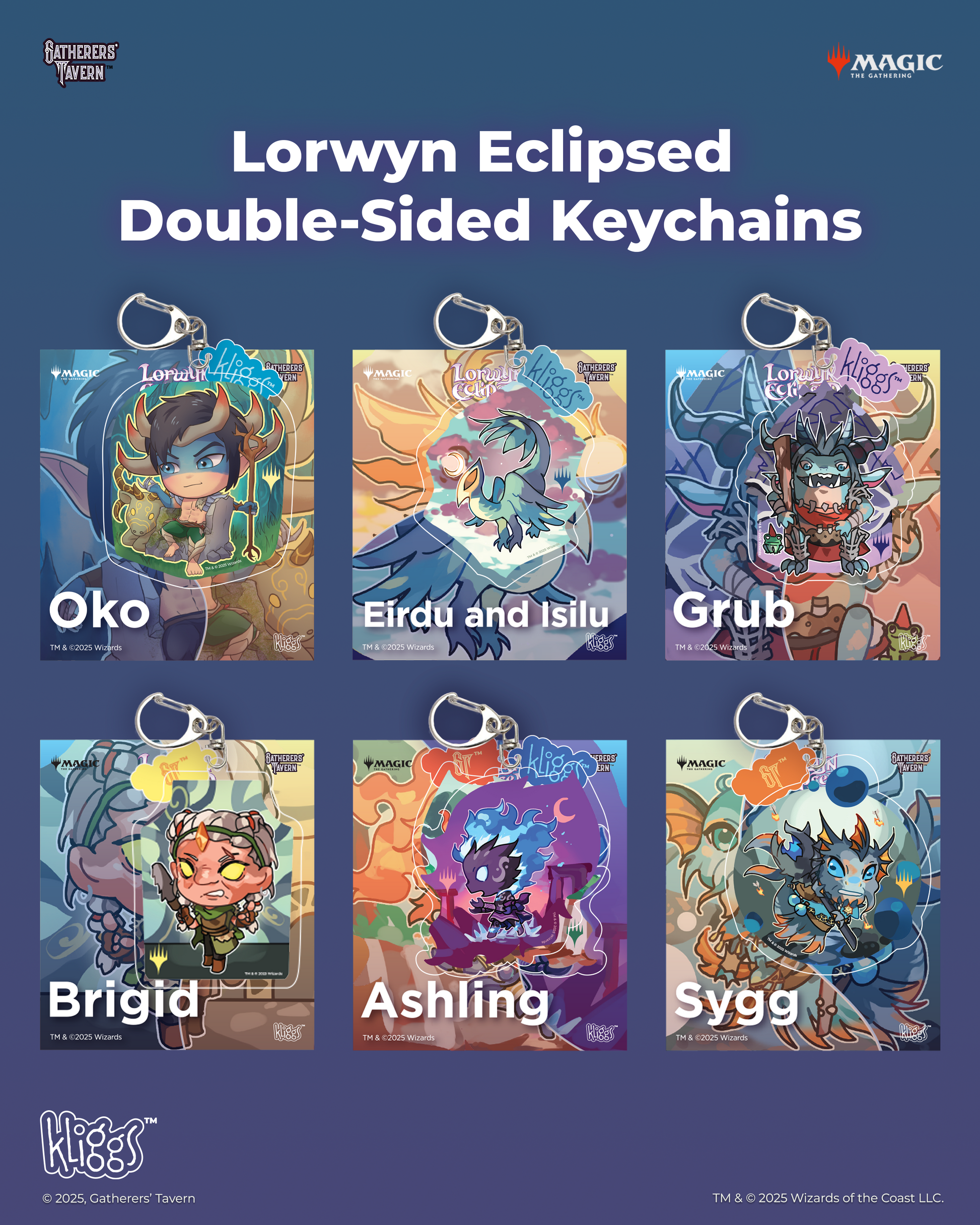 Oko Lorwyn Eclipsed Double-Sided Keychain