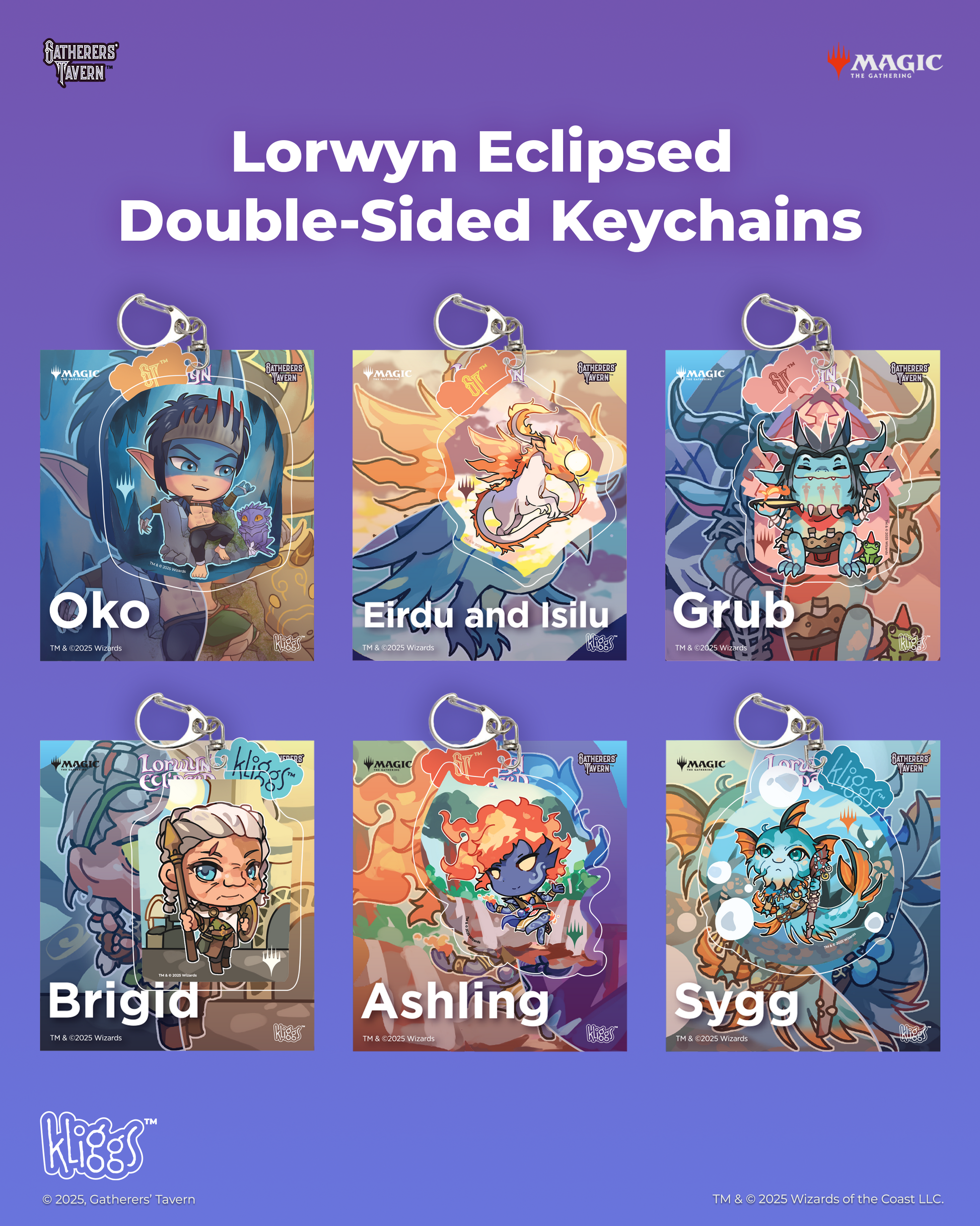 Oko Lorwyn Eclipsed Double-Sided Keychain
