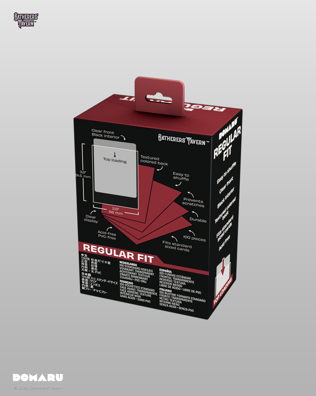 Imperial Red - DOMARU Regular Fit Sleeves