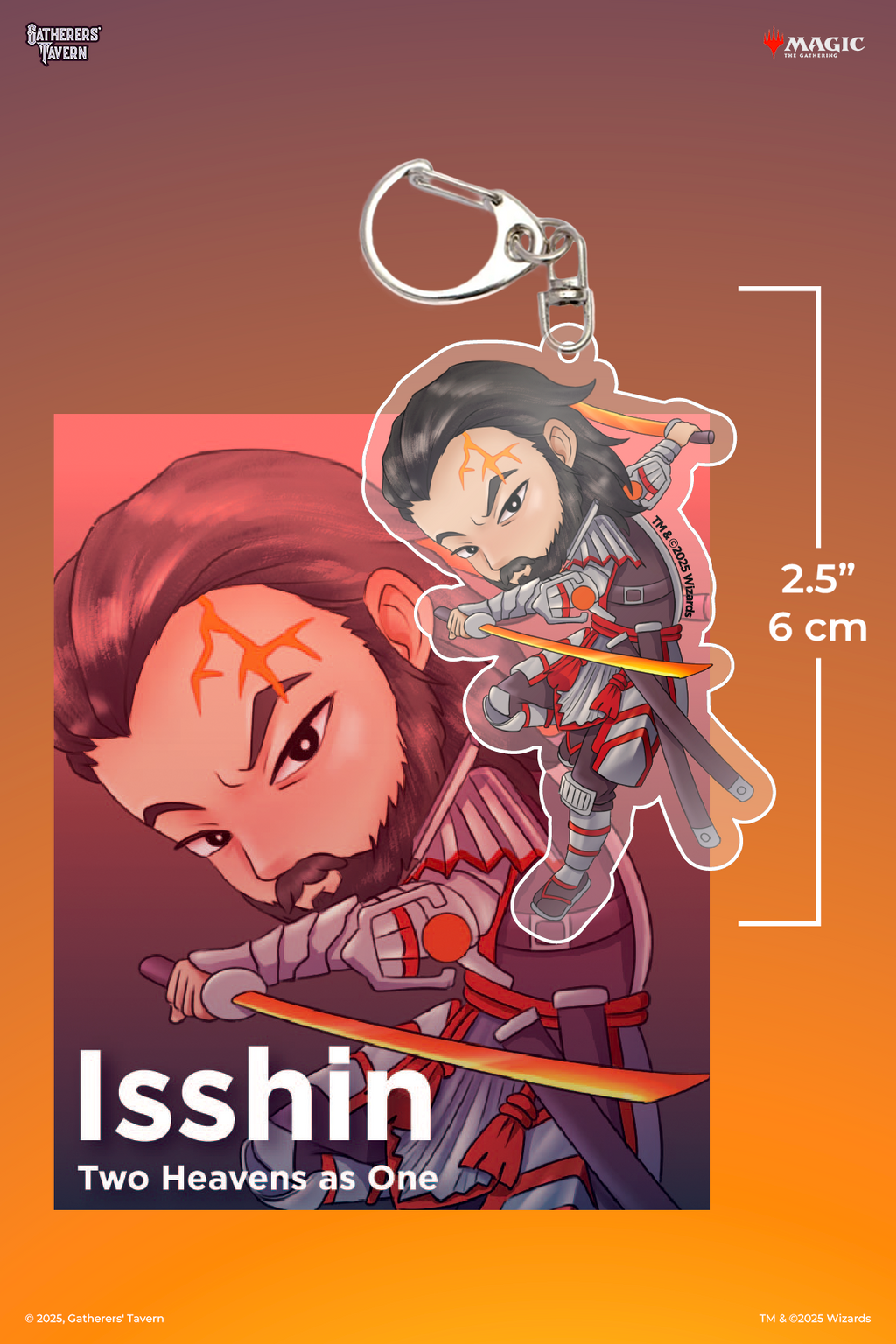 Isshin Two Heavens Keychain