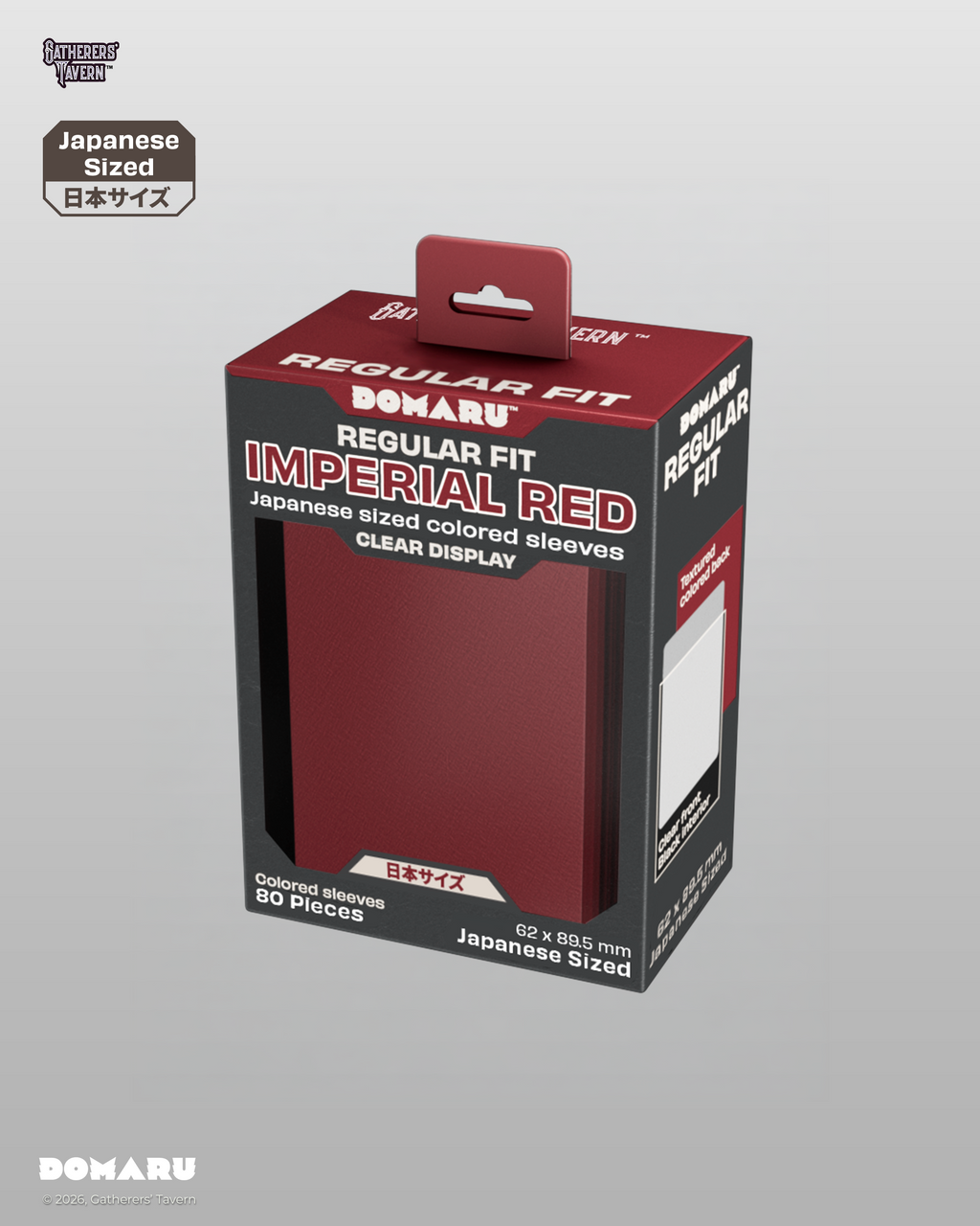 Imperial Red - DOMARU Regular Fit Japanese Size Sleeves