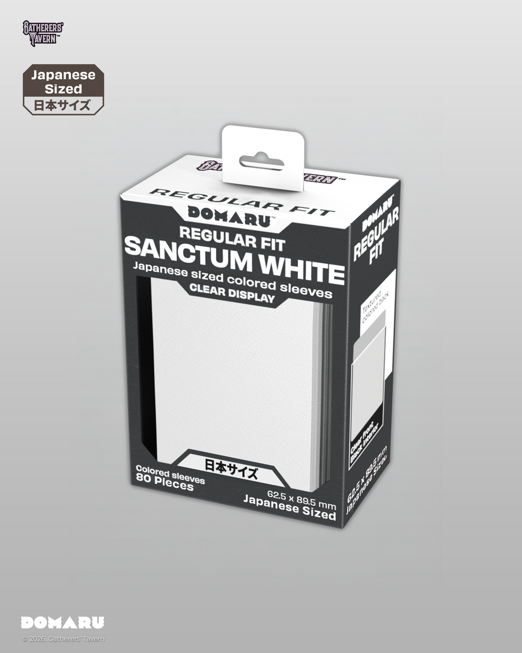 Sanctum White - DOMARU Regular Fit Japanese Size Sleeves