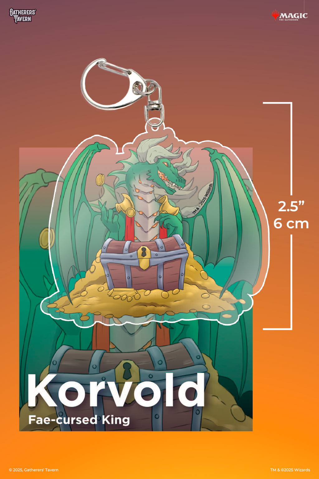 Korvold Fae-Cursed King Keychain