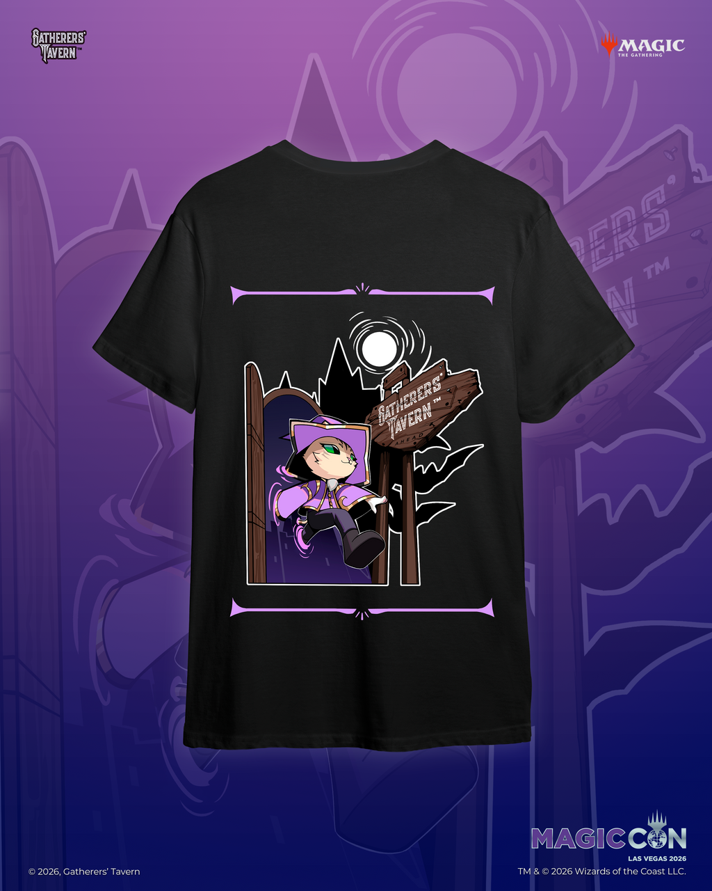 MagicCon Las Vegas 2026 Exclusive T-Shirt: Moonlit Threshold