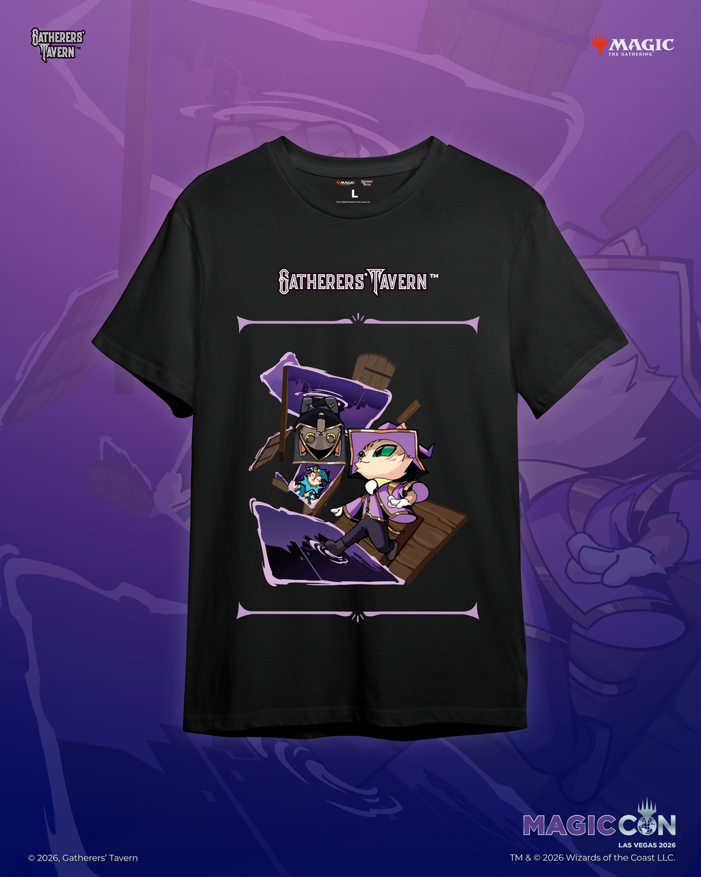 MagicCon Las Vegas 2026 Exclusive T-Shirt: Gateway Menagerie