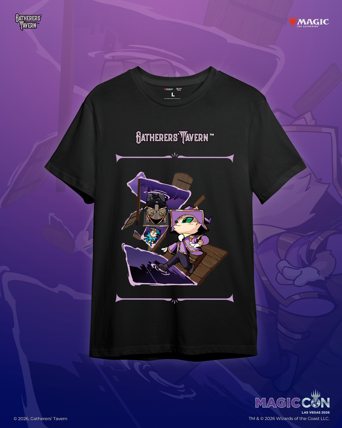 MagicCon Las Vegas 2026 Exclusive T-Shirt: Gateway Menagerie