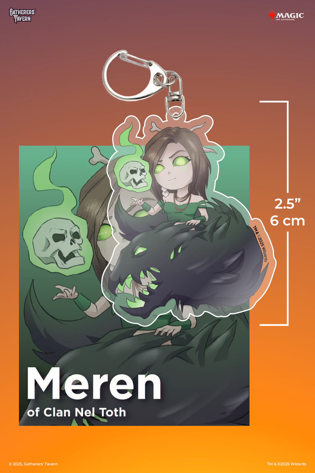 Meren of Clan Nel Toth Keychain