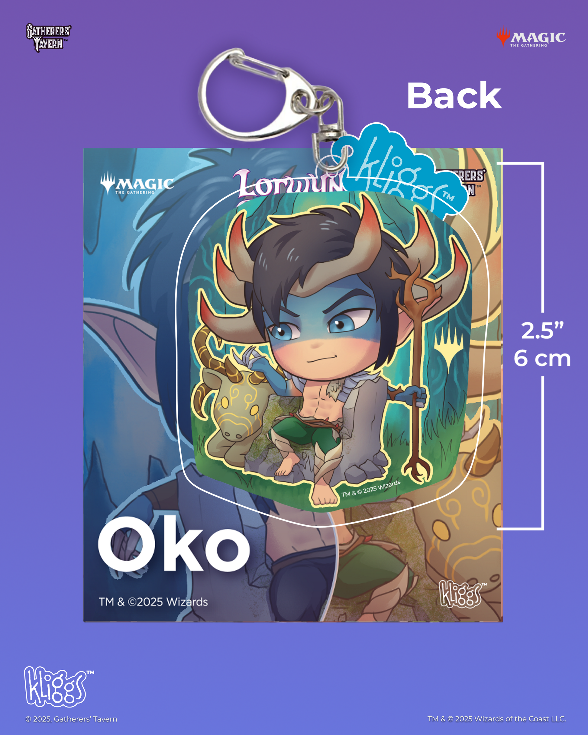 Oko Lorwyn Eclipsed Double-Sided Keychain