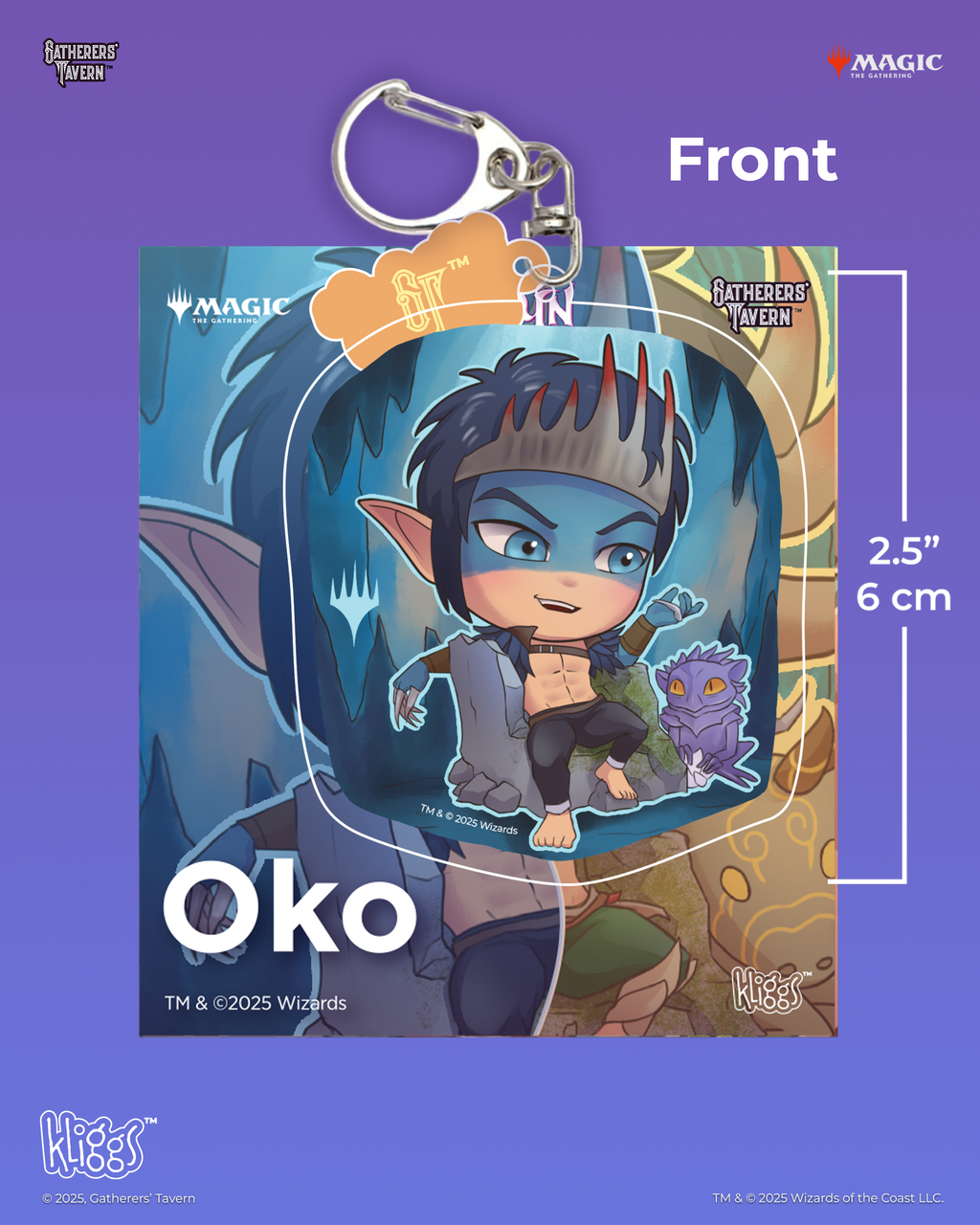 Oko Lorwyn Eclipsed Kliggs Double-Sided Keychain