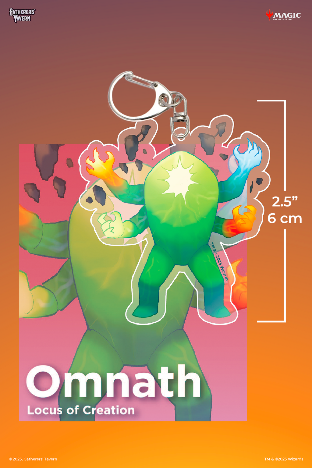 Omnath Locus of Creation Keychain