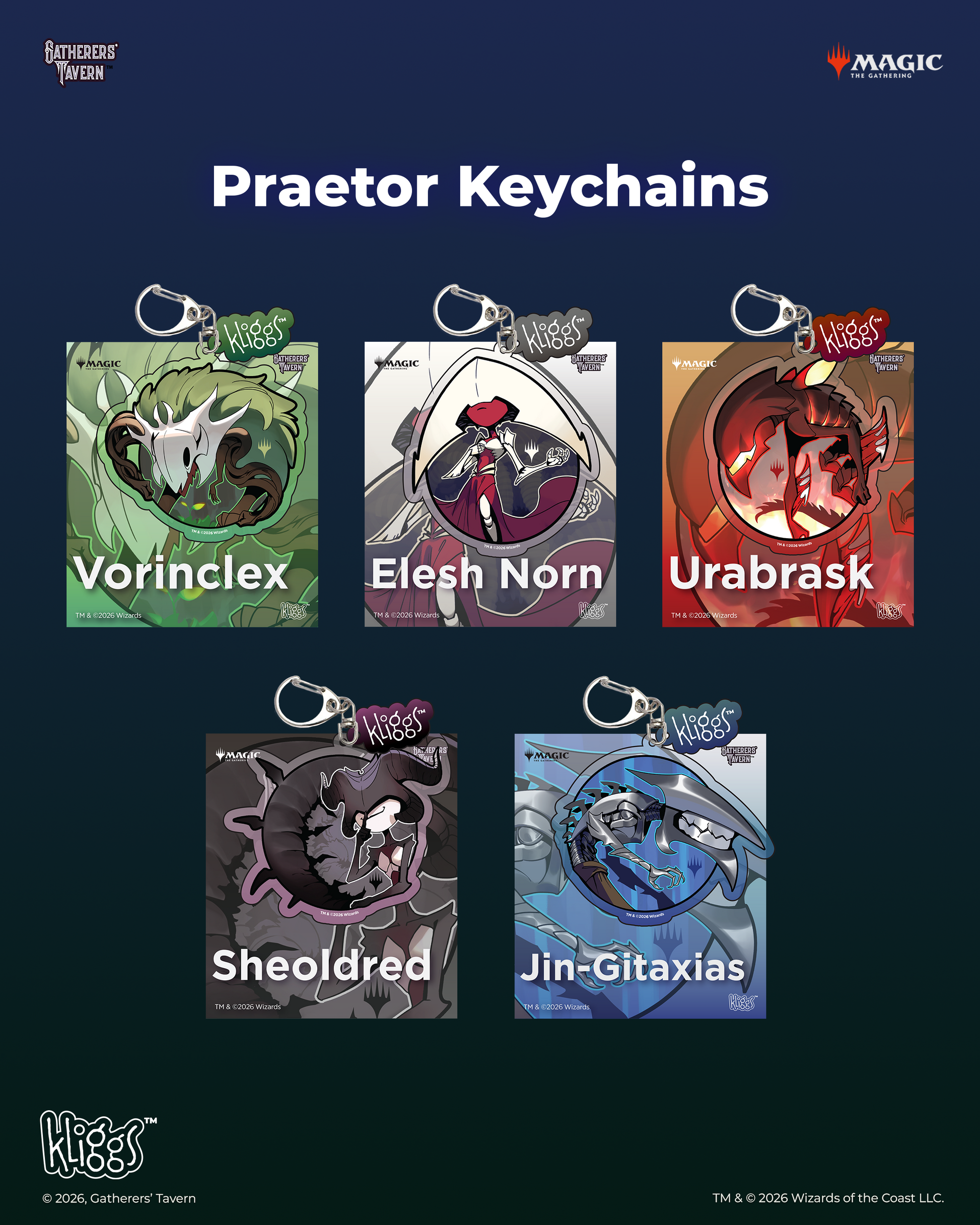 EU Event Jin-Gitaxias, Progress Tyrant Kliggs Keychain