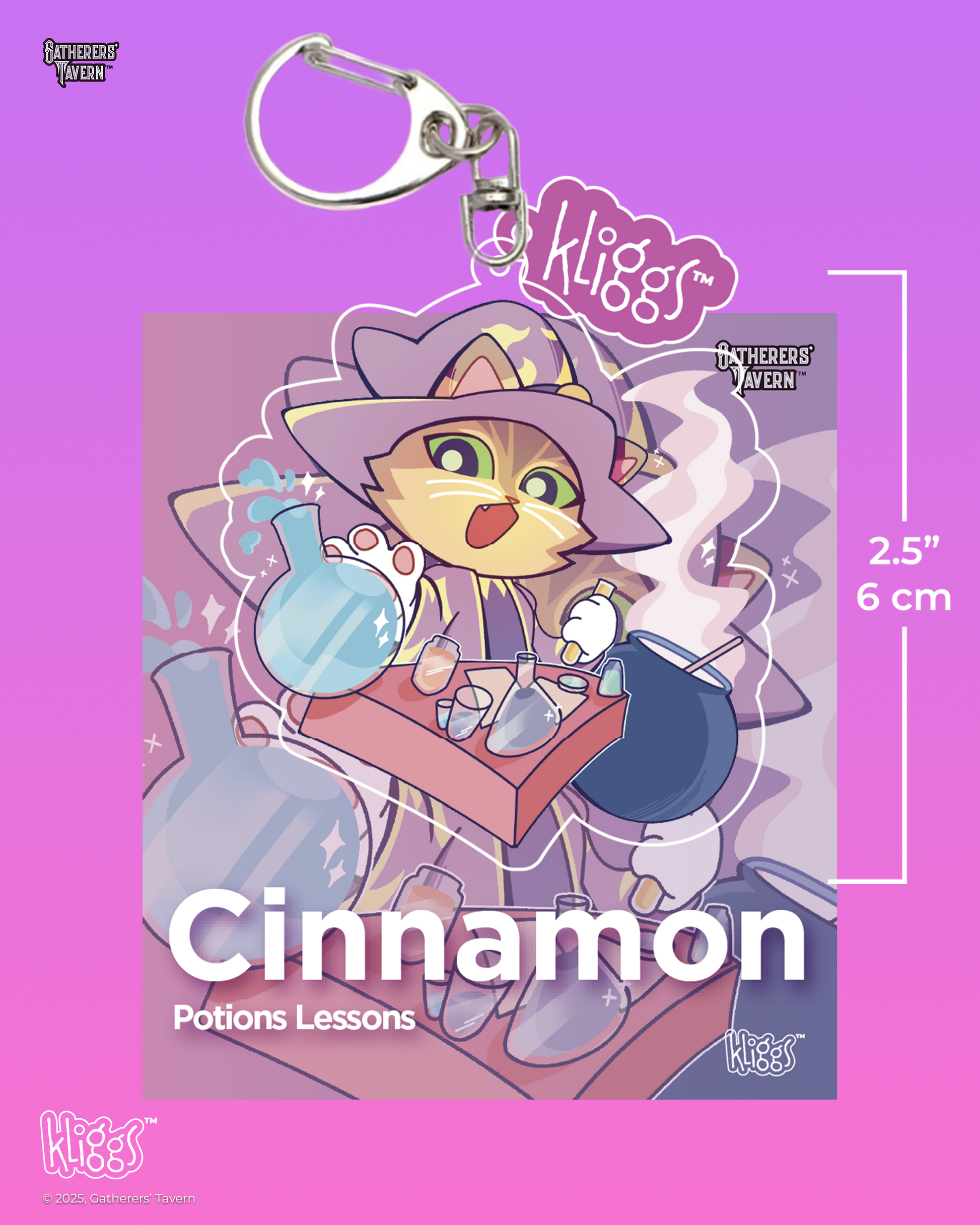 Cinnamon Potions Lessons Keychain