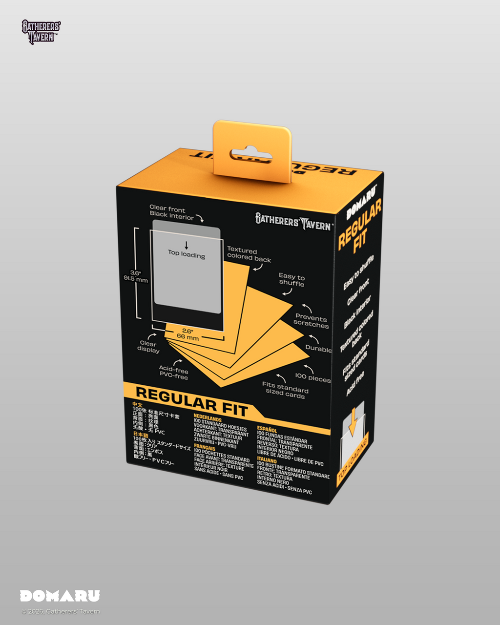 Sunfire Orange - DOMARU Regular Fit Sleeves