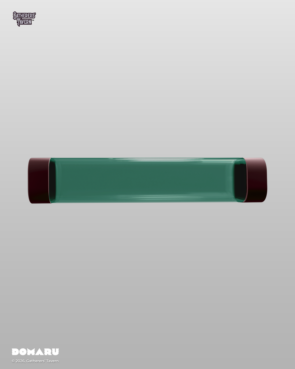 Verdant Burgundy - DOMARU Capsule Squircle Playmat Tube