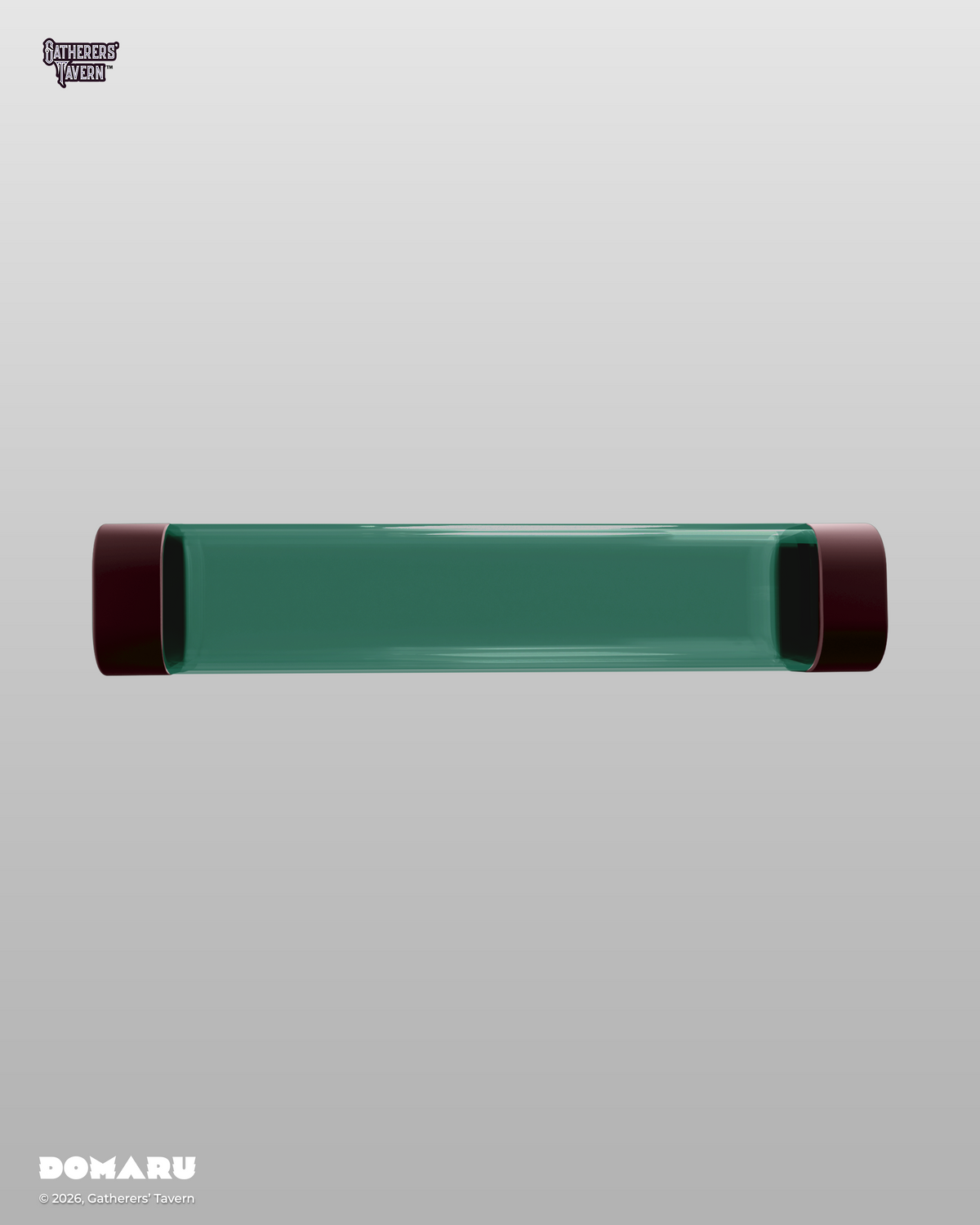 Verdant Burgundy - DOMARU Capsule Squircle Playmat Tube