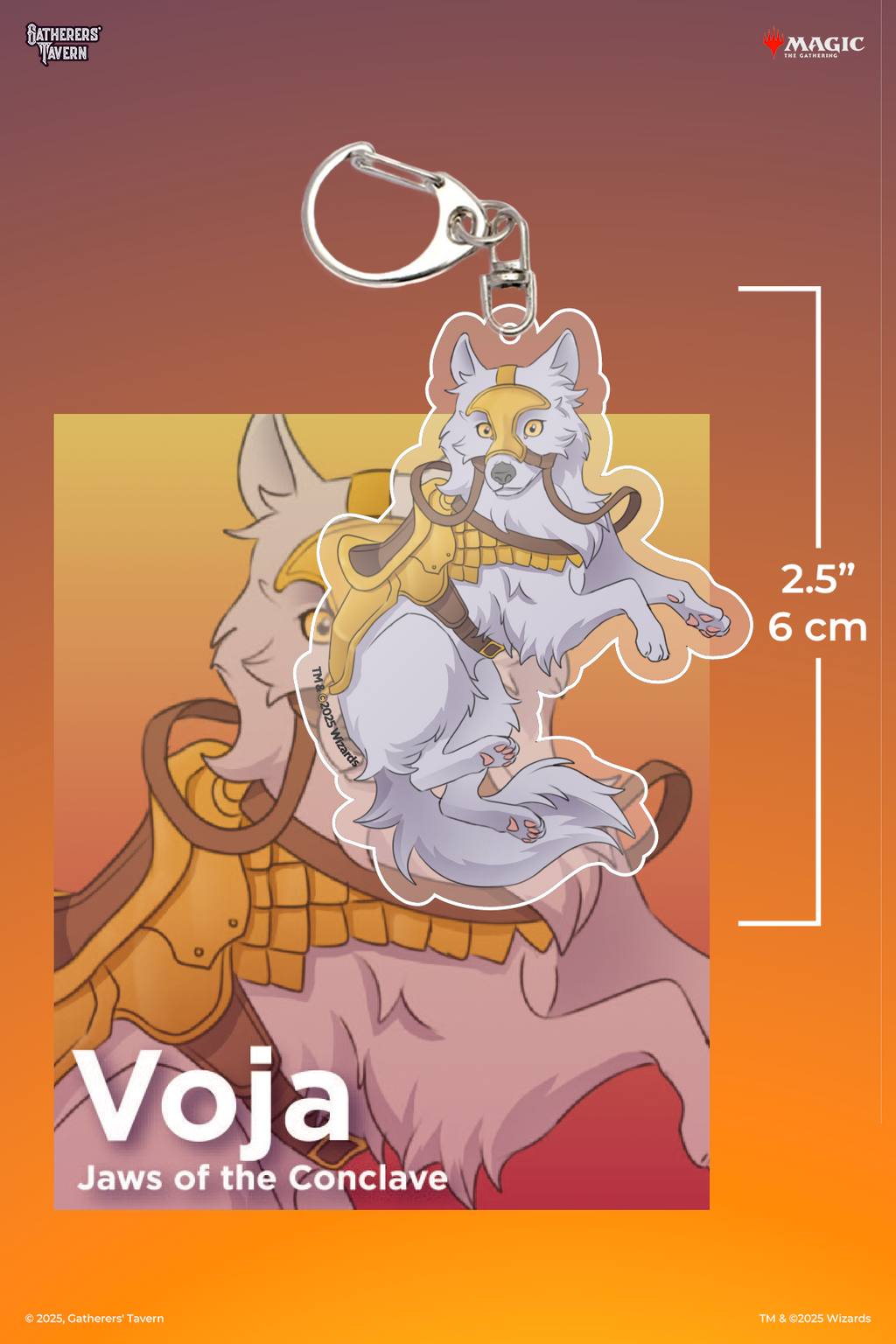 Voja Jaws of the Conclave Keychain