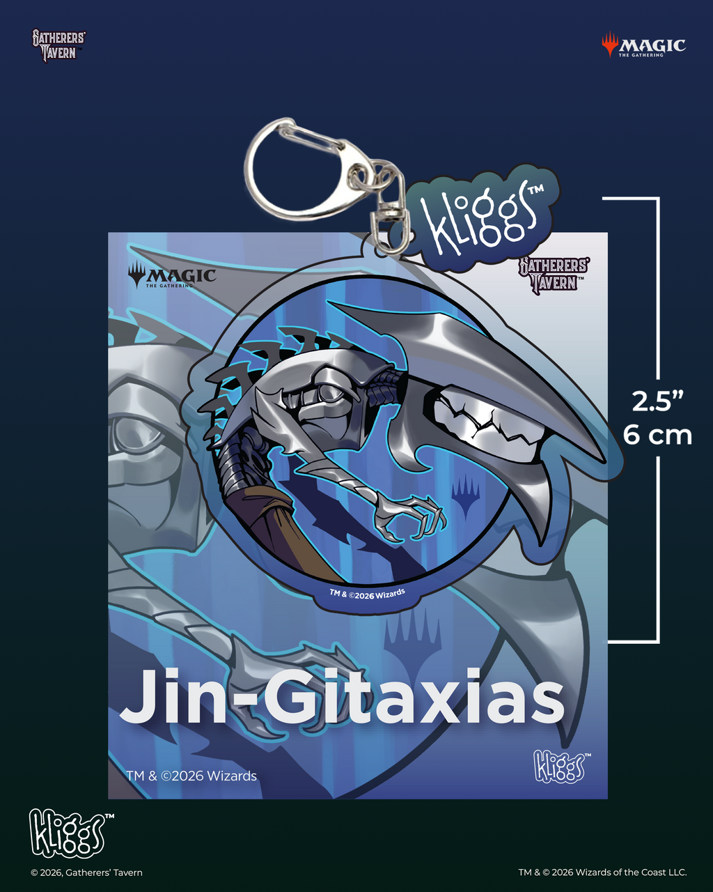EU Event Jin-Gitaxias, Progress Tyrant Kliggs Keychain
