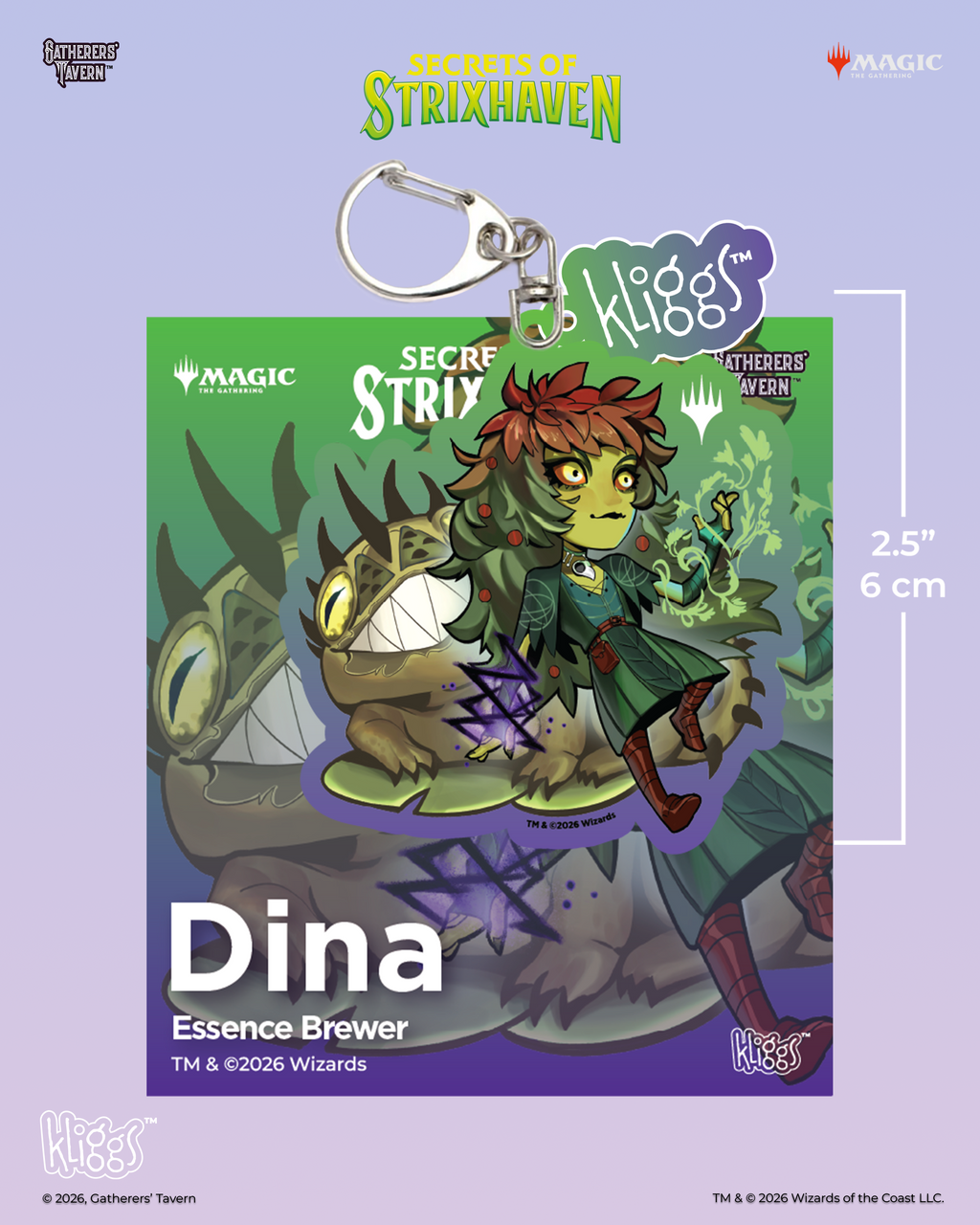 Dina Secrets of Strixhaven Kliggs Keychain