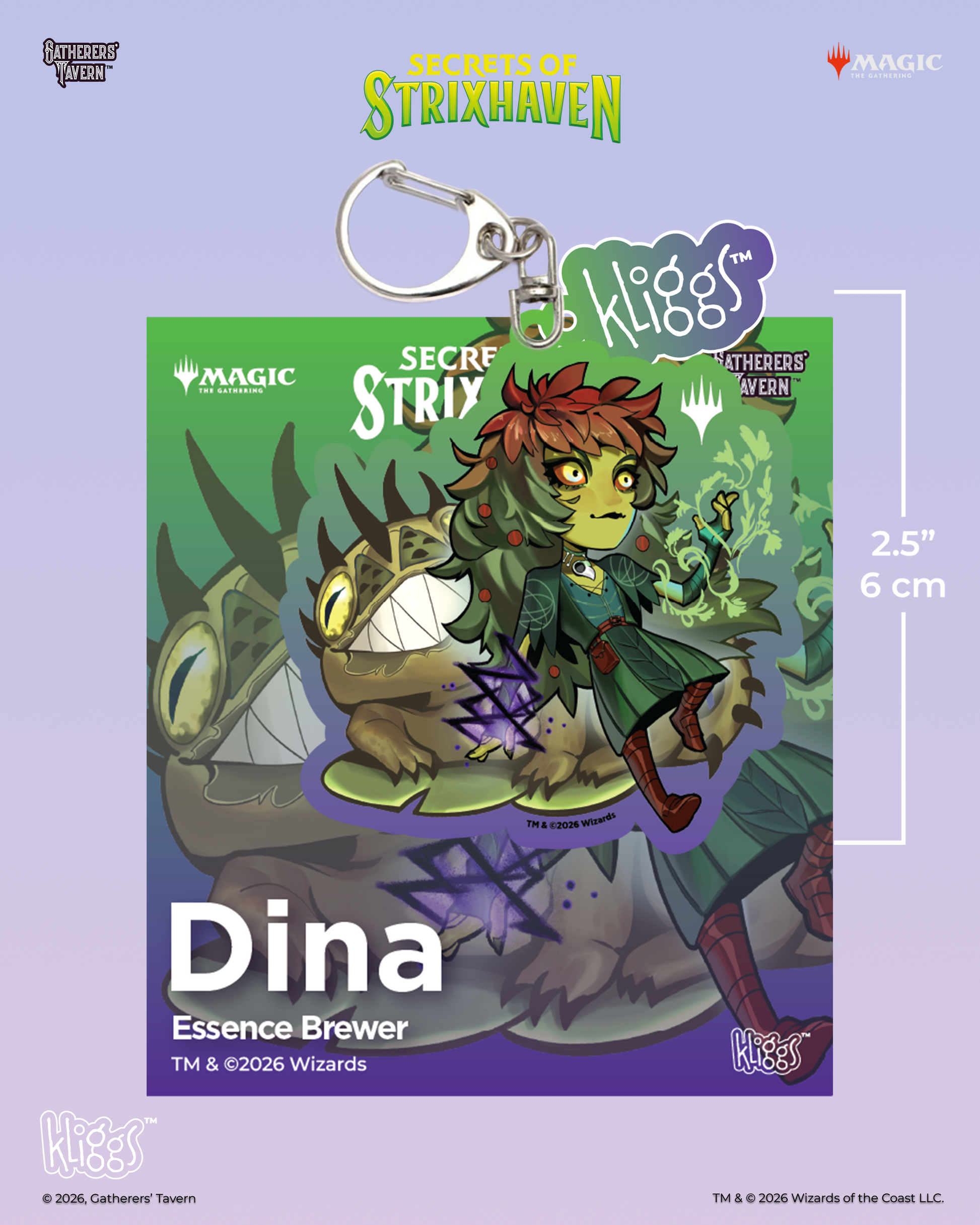 Dina Secrets of Strixhaven Kliggs Keychain