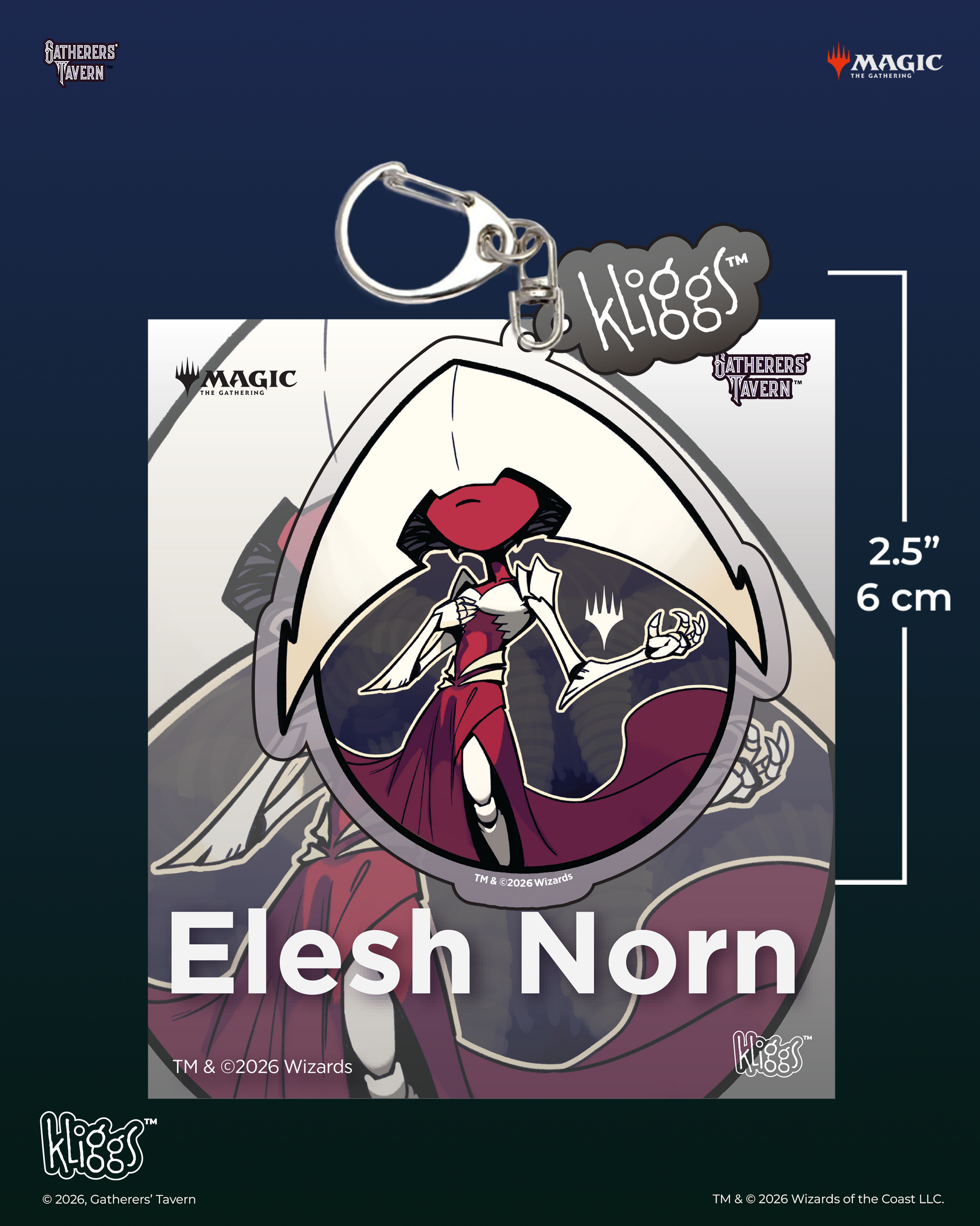 EU Event Elesh Norn, Mother of Machines Kliggs Keychain
