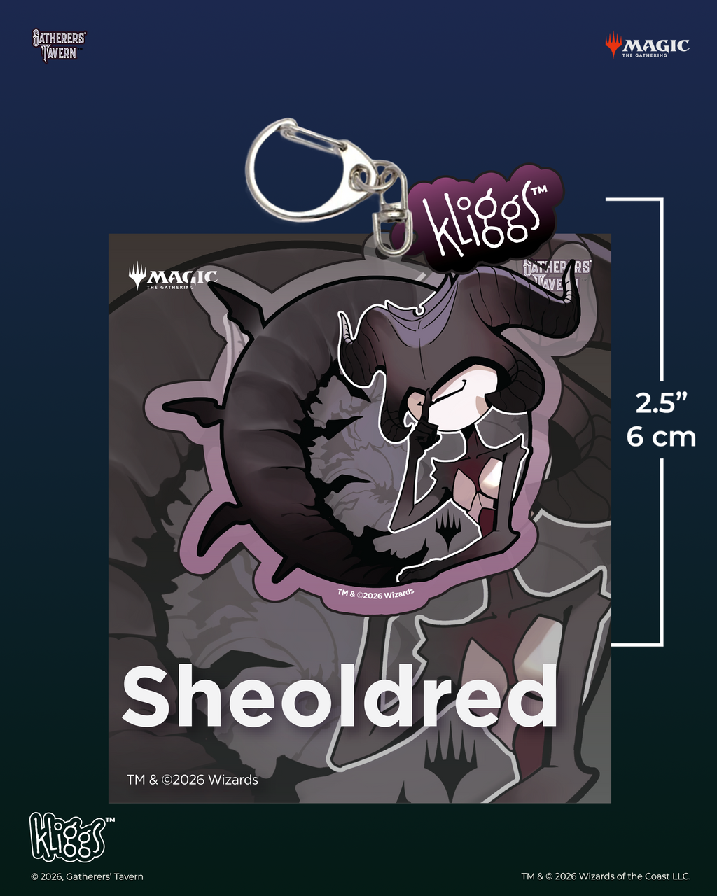 EU Event Sheoldred, the Apocalypse Kliggs Keychain
