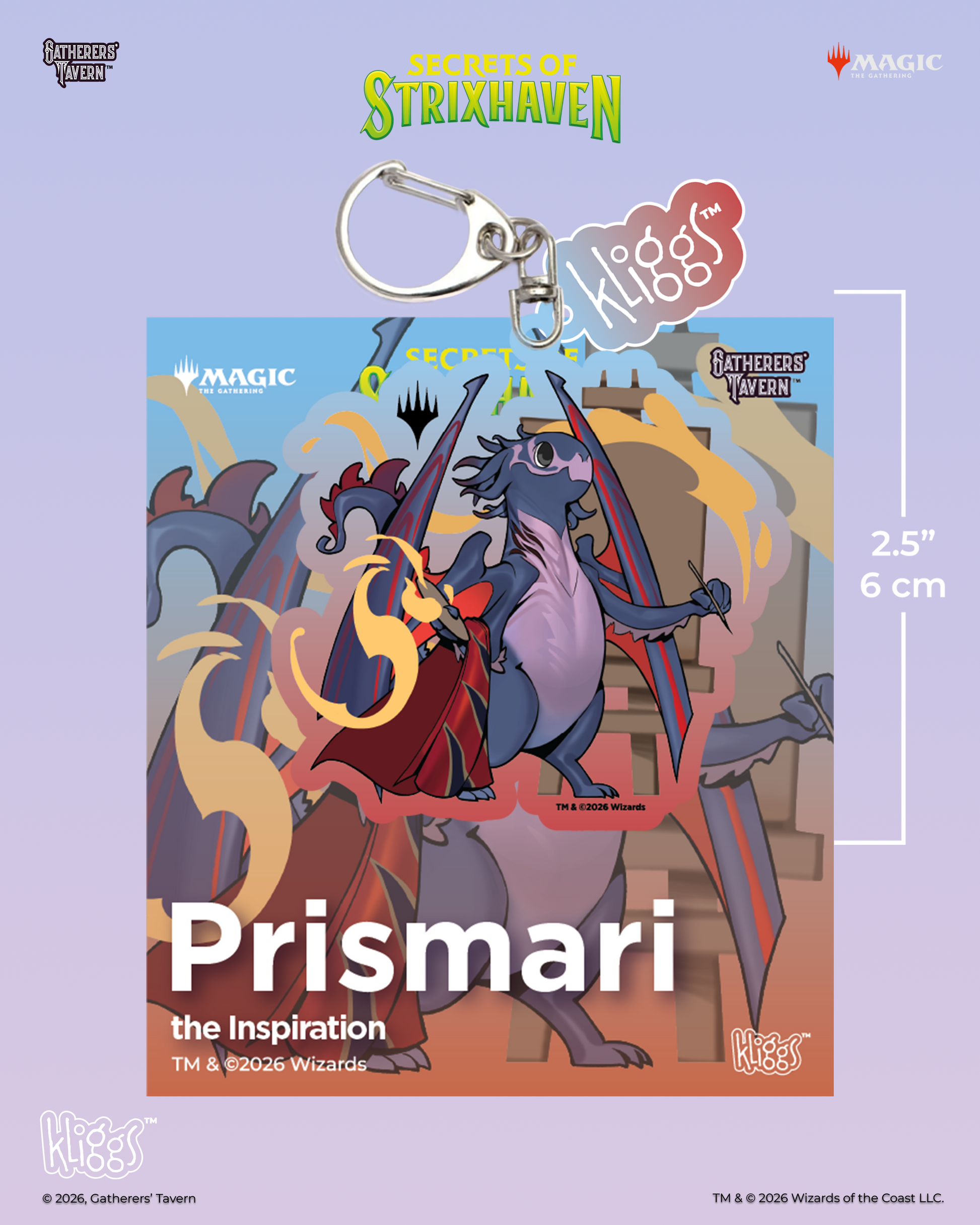 Prismari Secrets of Strixhaven Kliggs Keychain