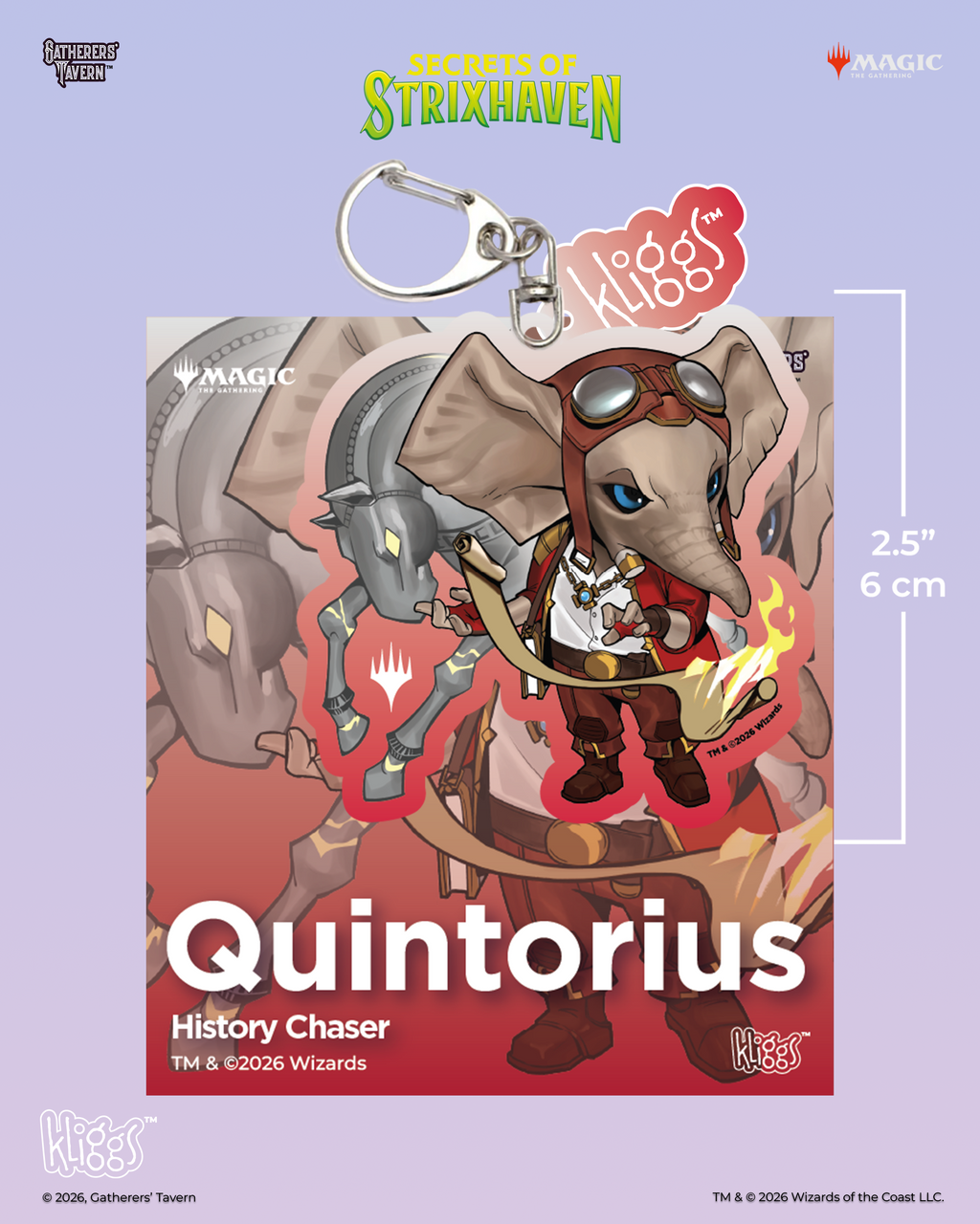 Quintorius Secrets of Strixhaven Kliggs Keychain