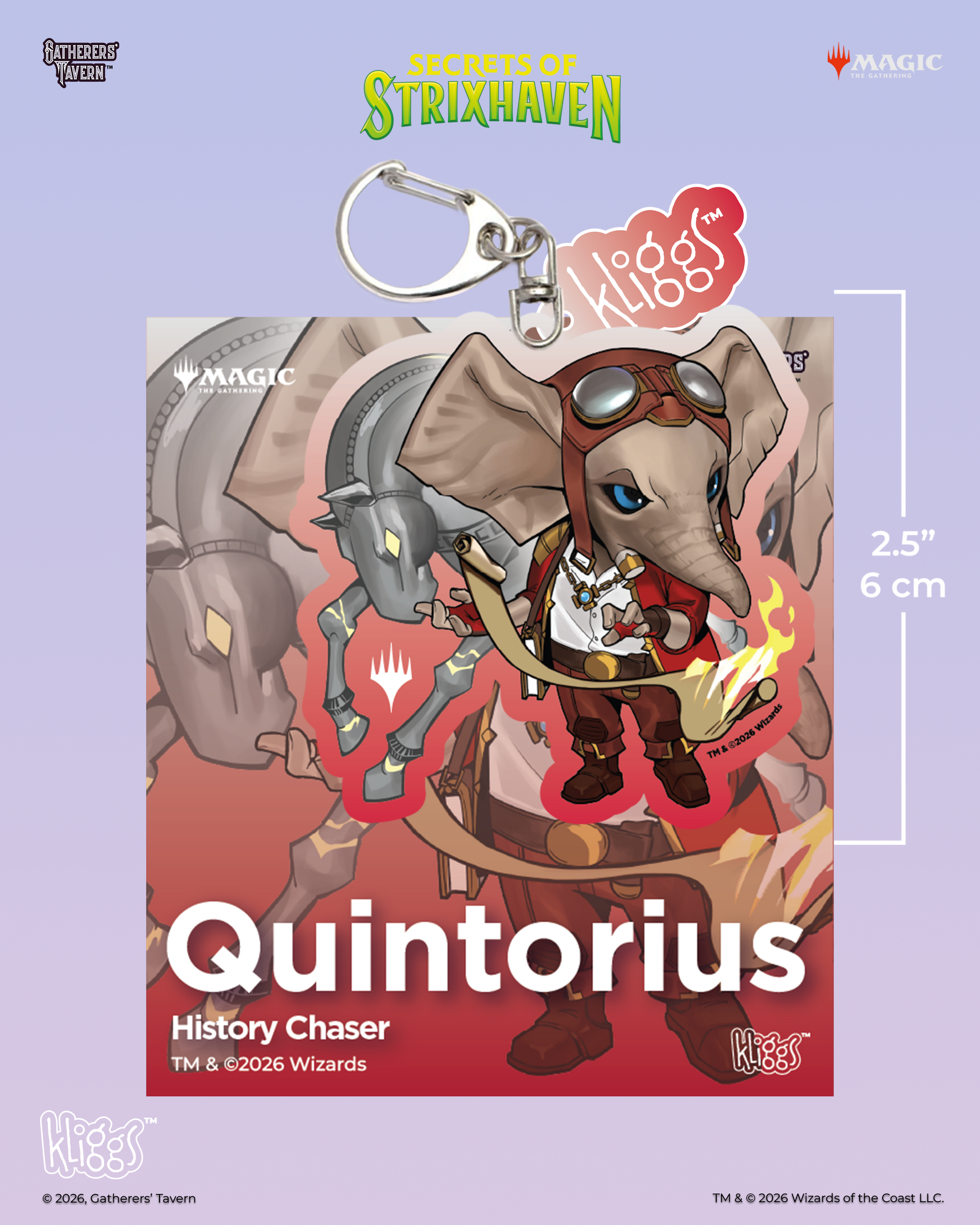 Quintorius Secrets of Strixhaven Kliggs Keychain