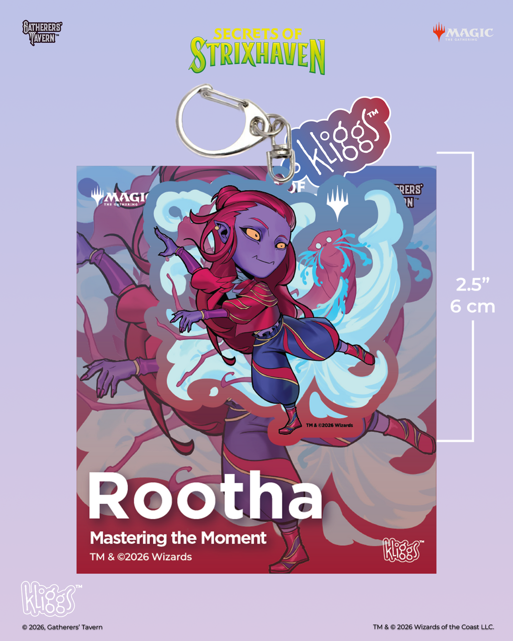 Rootha Secrets of Strixhaven Kliggs Keychain