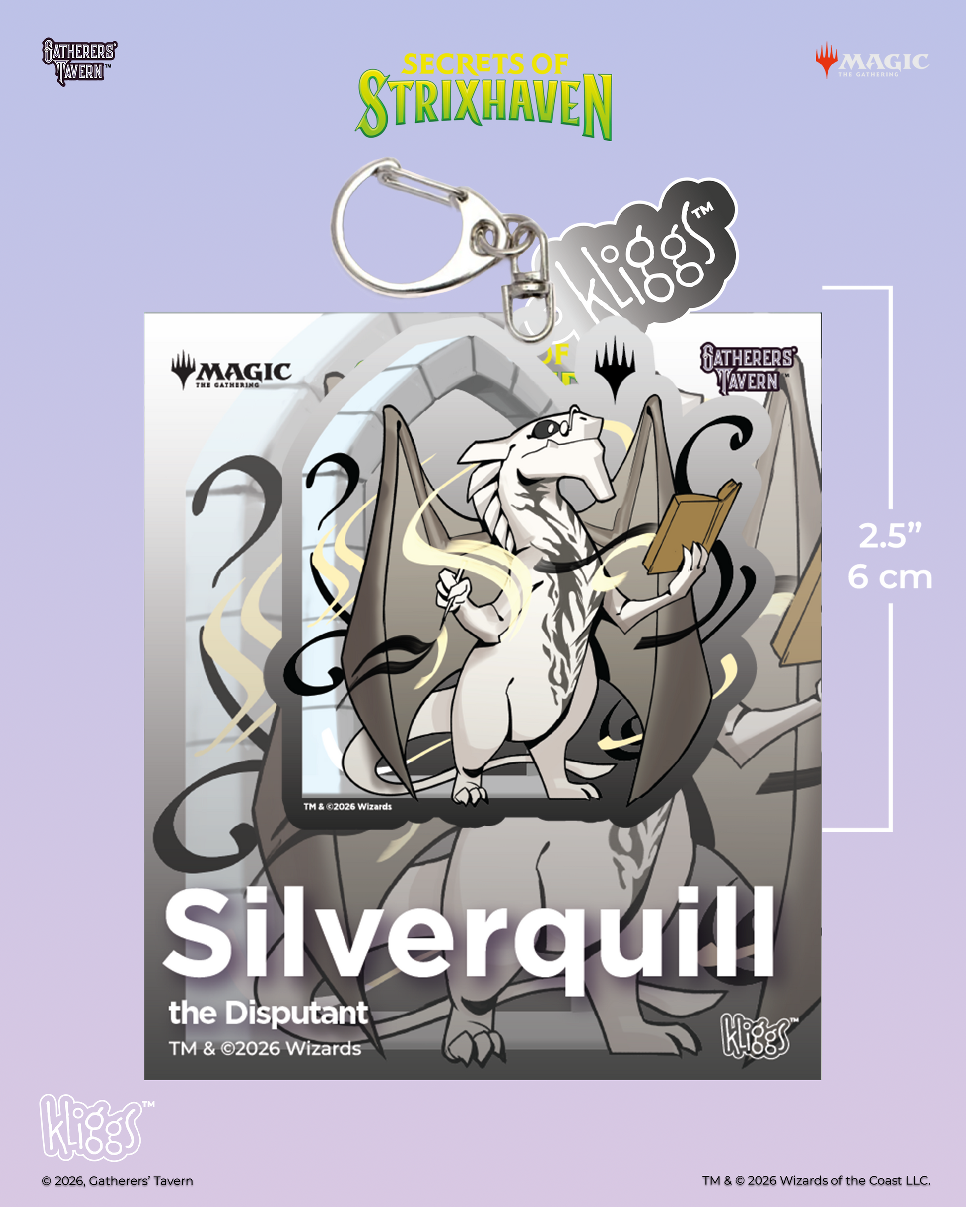 Silverquill Secrets of Strixhaven Kliggs Keychain