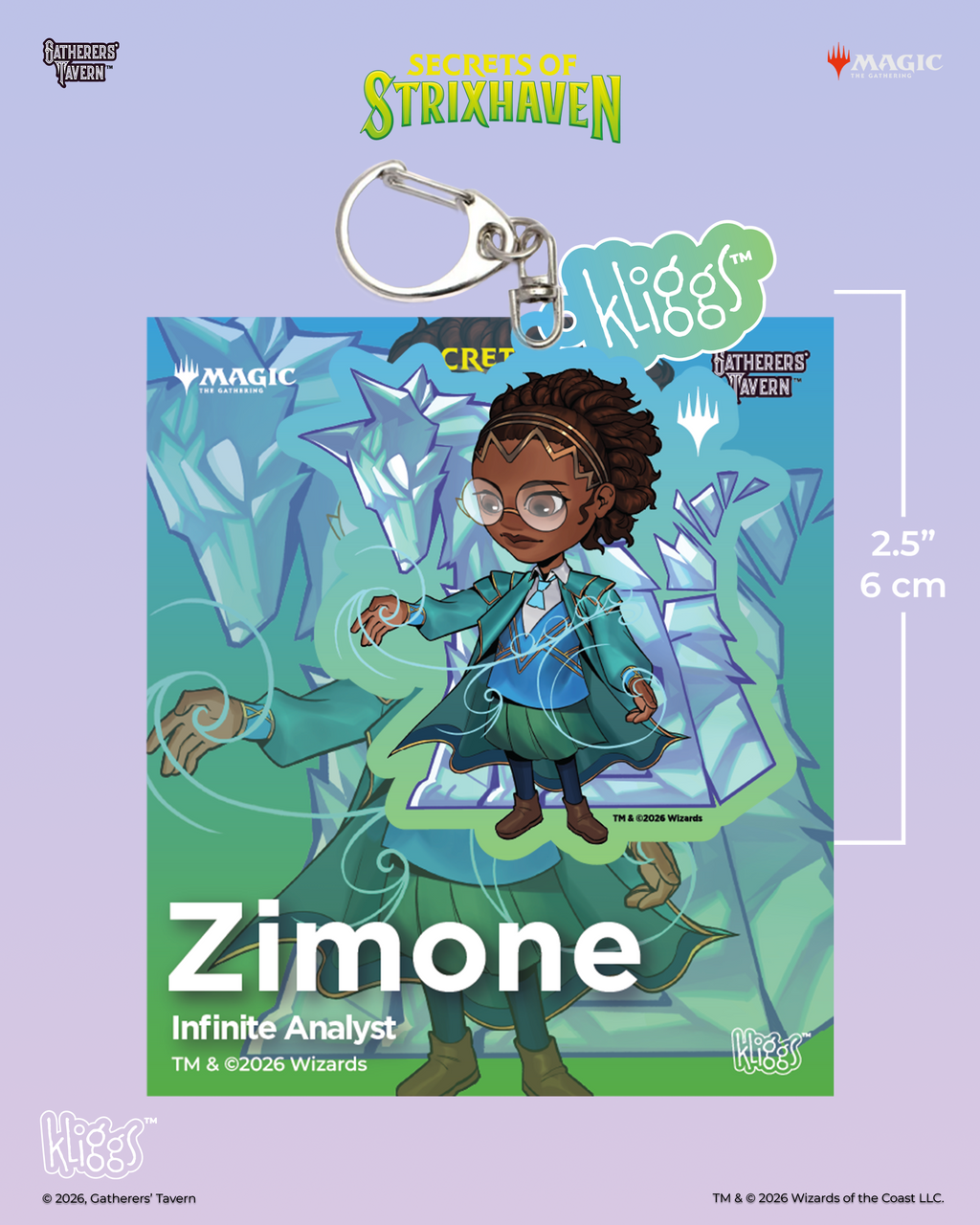 Zimone Secrets of Strixhaven Kliggs Keychain
