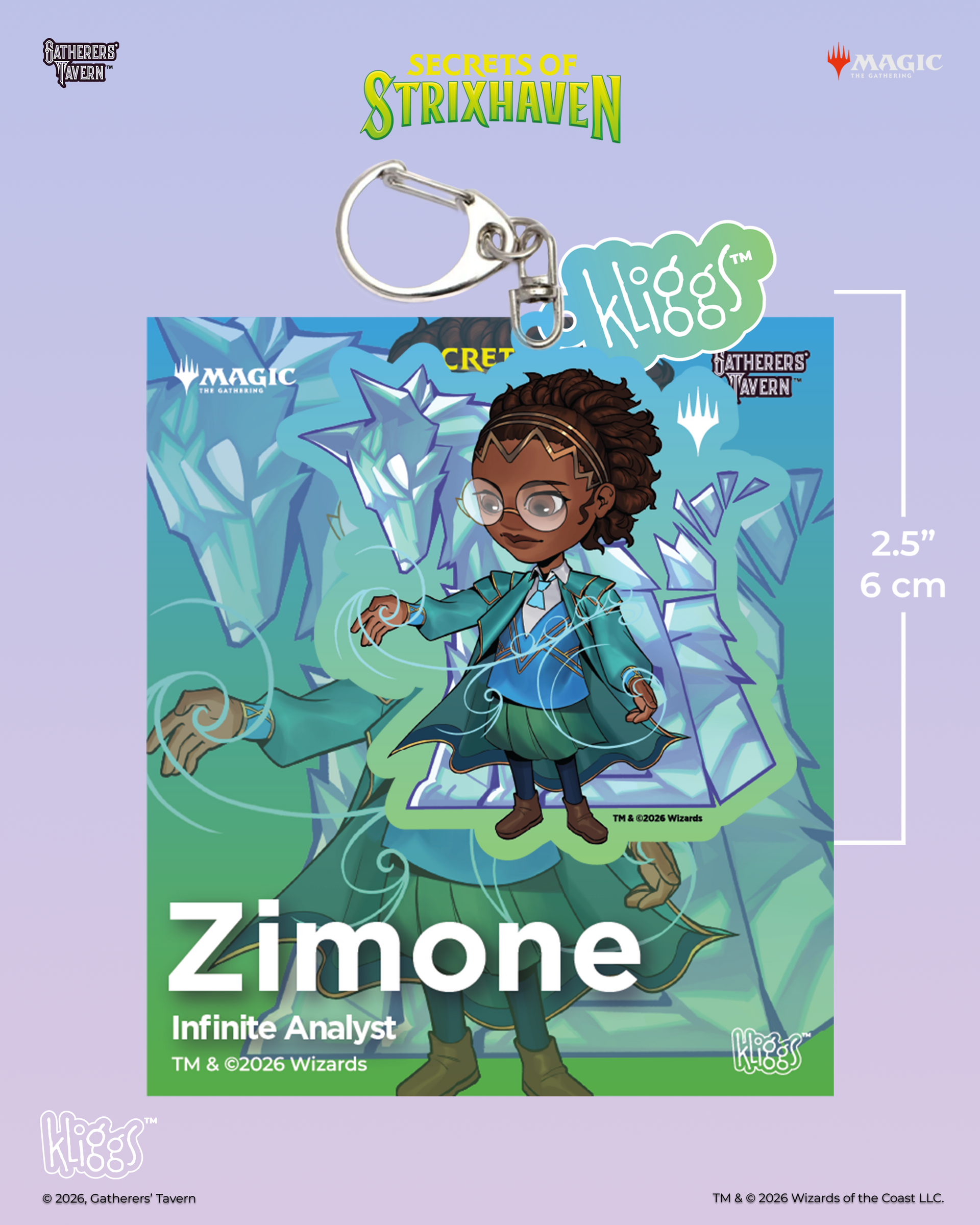 Zimone Secrets of Strixhaven Kliggs Keychain – Gatherers' Tavern