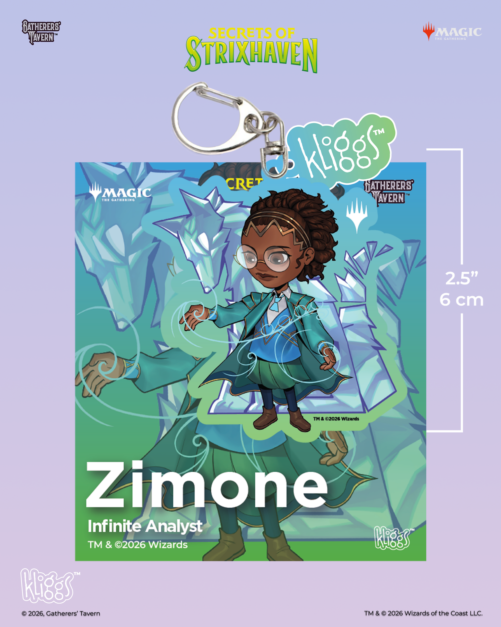 Zimone Secrets of Strixhaven Kliggs Keychain