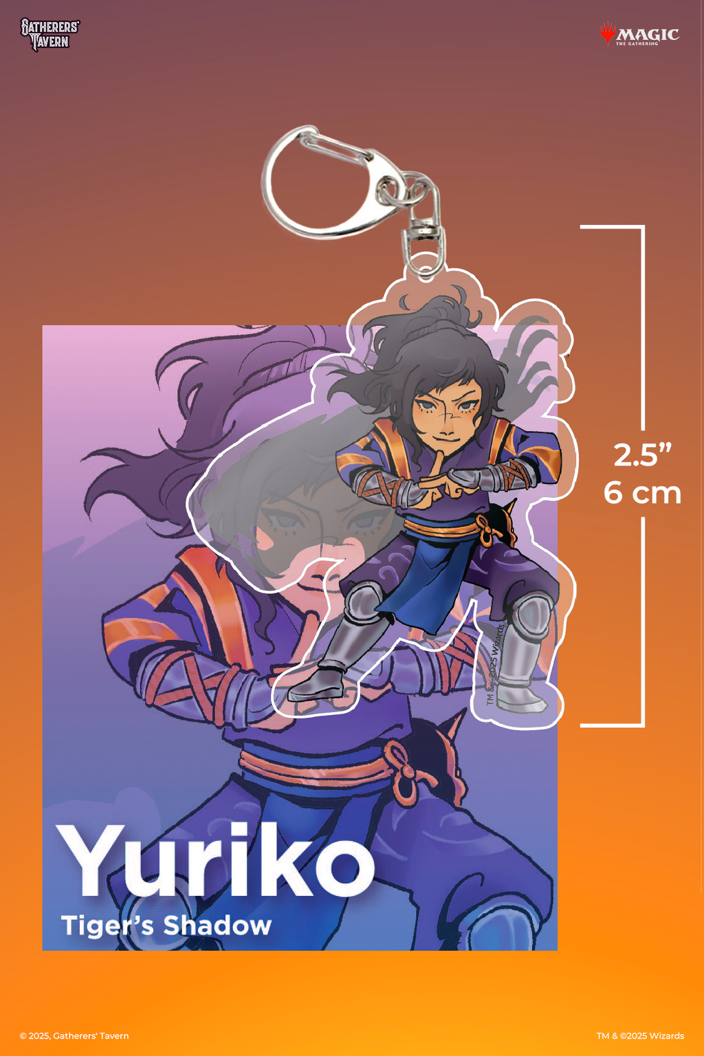 Yuriko Tiger's Shadow Keychain
